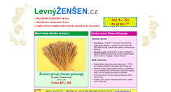 Desktop Screenshot of levnyzensen.cz